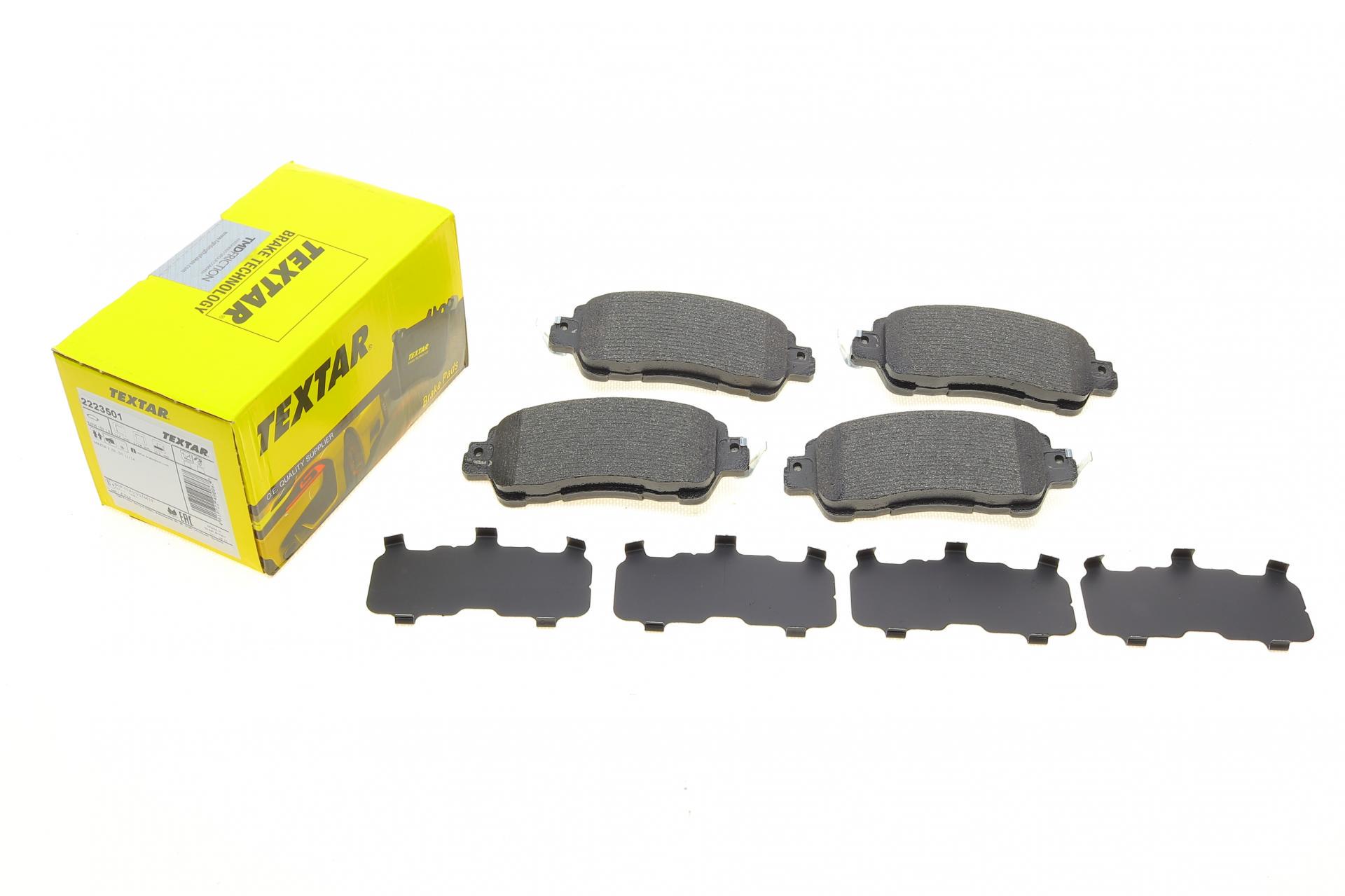 Колодки тормозные передние TEXTAR Mazda 2 1.5 14- Akebono (2223501 TEXTAR)