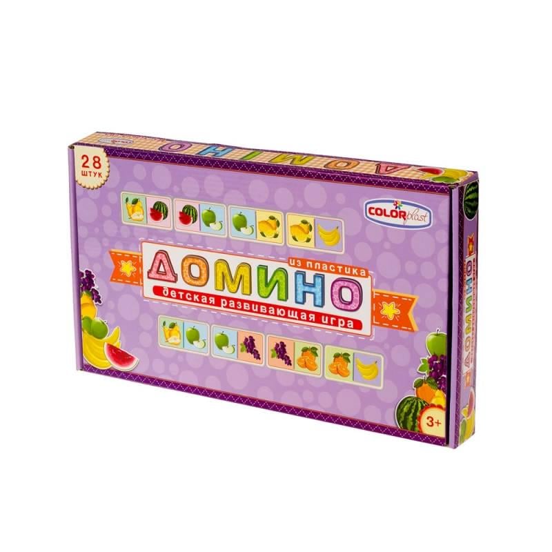 Настольная игра Colorplast 1-092 Домино фрукты (33752)