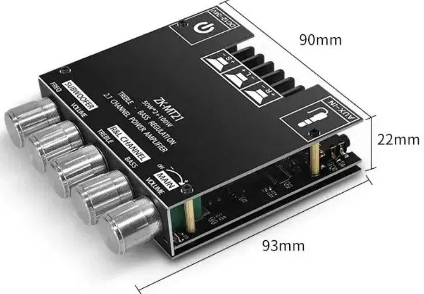 Усилитель мощности ZK-MT21 Bluetooth (2147566651) - фото 5 Усилитель мощности ZK-MT21 Bluetooth (2147566651) - фото 5