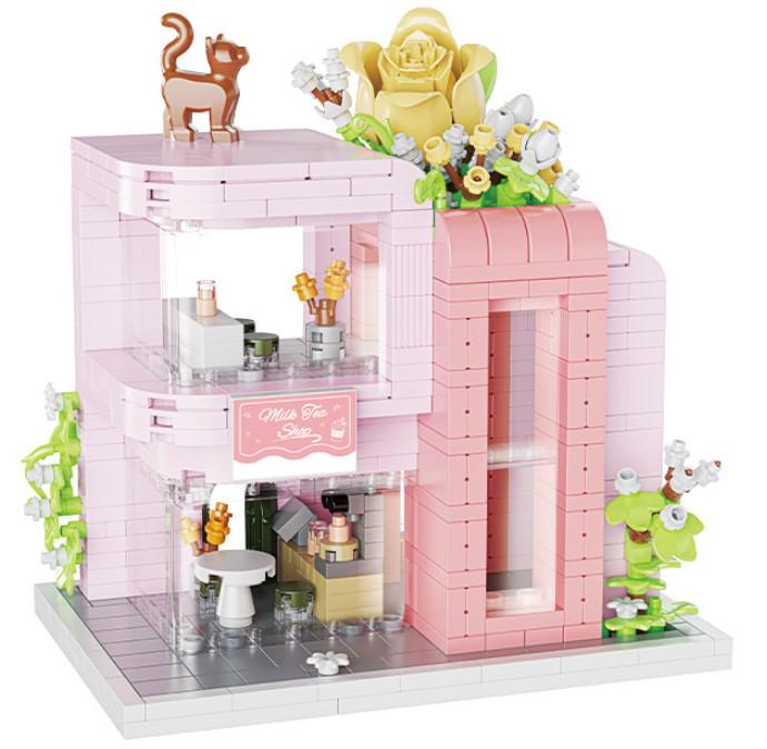 Конструктор Garden of Love серия Buildings in flowers Чайный домик в цветах 935 деталей (2104619322)