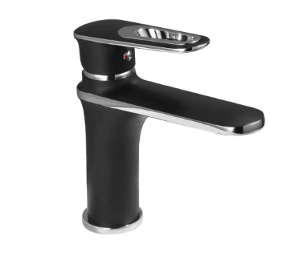 Смеситель для умывальника Frap F1049-6 d 35 мм Черный/Хром Смеситель для умывальника Frap F1049-6 d 35 мм Черный/Хром