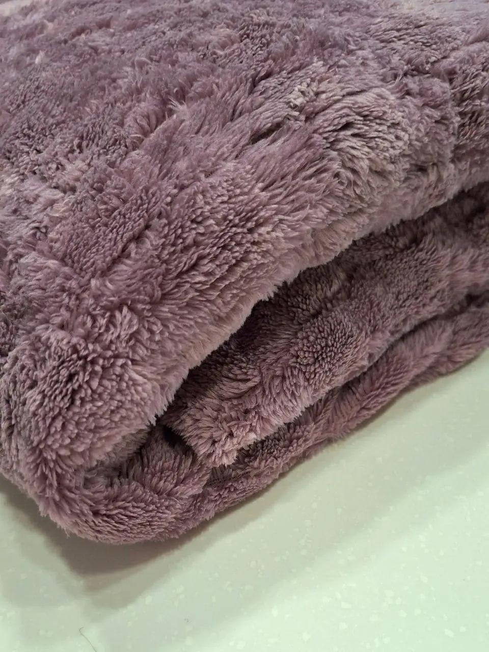 Плед флисовый Colorful Home Мозаика евро 200x220 см Сирень (1522) - фото 4 Плед флисовый Colorful Home Мозаика евро 200x220 см Сирень (1522) - фото 4