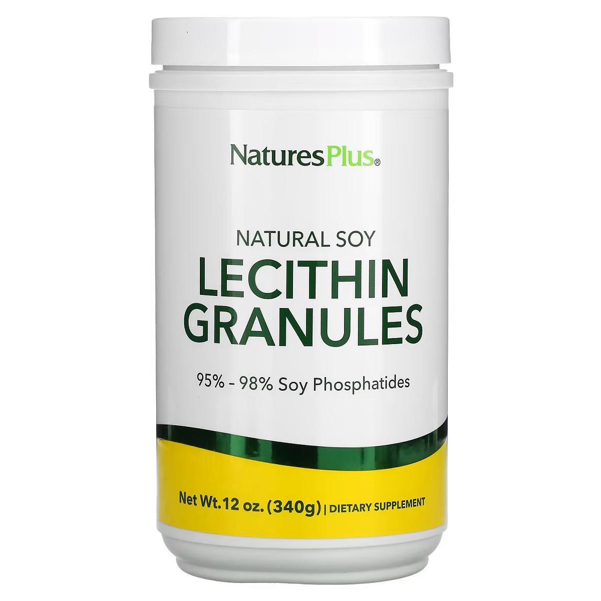 Лецитин соевый Natures Plus Natural Soy Lecithin Granules 340 г