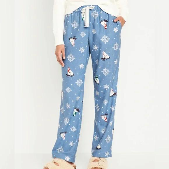 Піжама сорочка/штани фланель Old Navy Matching Flannel Set S Блакитний (142311) - фото 2 Піжама сорочка/штани фланель Old Navy Matching Flannel Set S Блакитний (142311) - фото 2