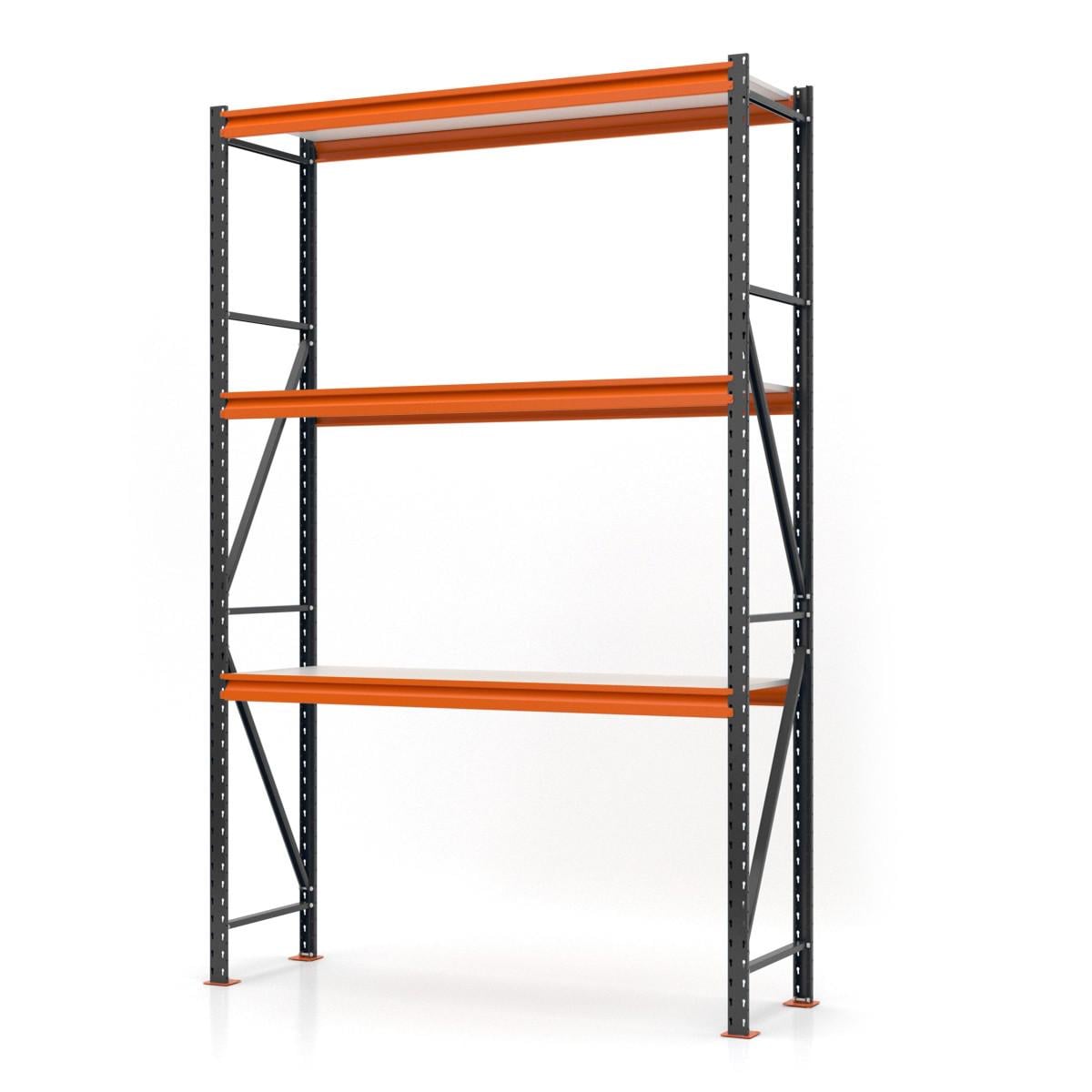 Стелаж PIN Special металевий пофарбований 3 полиці з ламінованого ДСП 2000х1510х600 мм