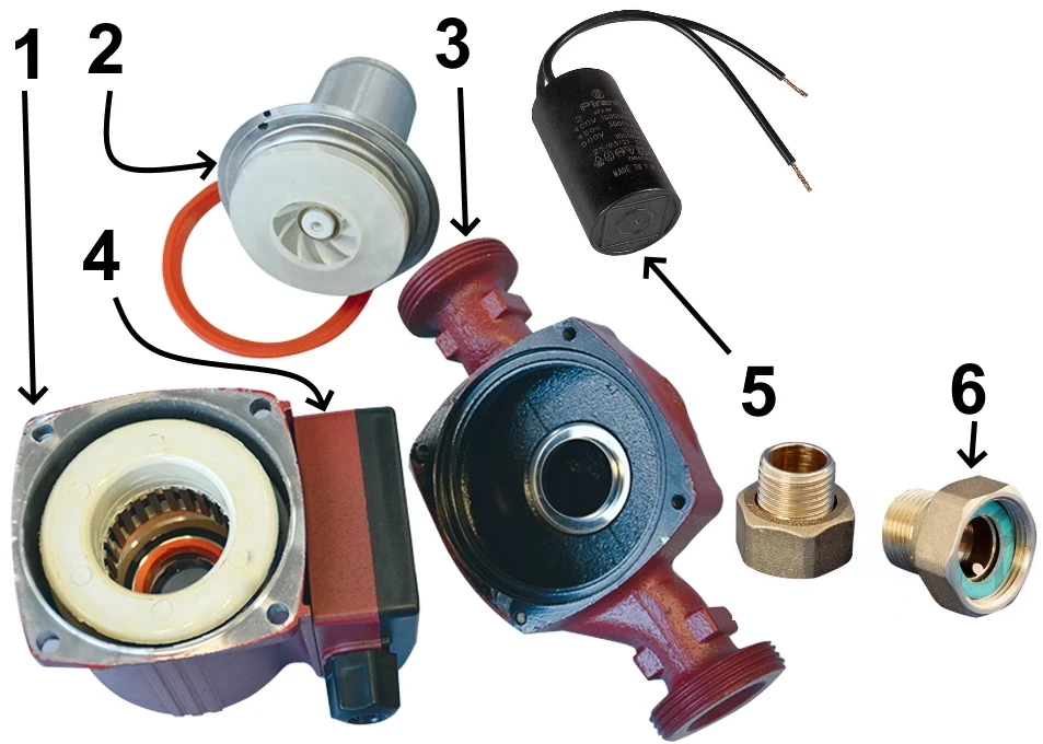 Насос циркуляционный Optima OP15-60 гайки/кабель с вилкой 130 мм (00001110) - фото 7 Насос циркуляционный Optima OP15-60 гайки/кабель с вилкой 130 мм (00001110) - фото 7