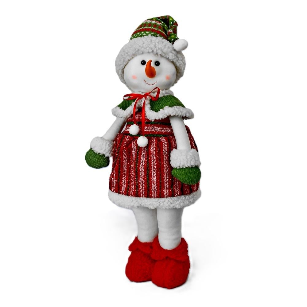 Фигура декоративная Snowman M17319-C в новогоднем наряде 60 см (609139)