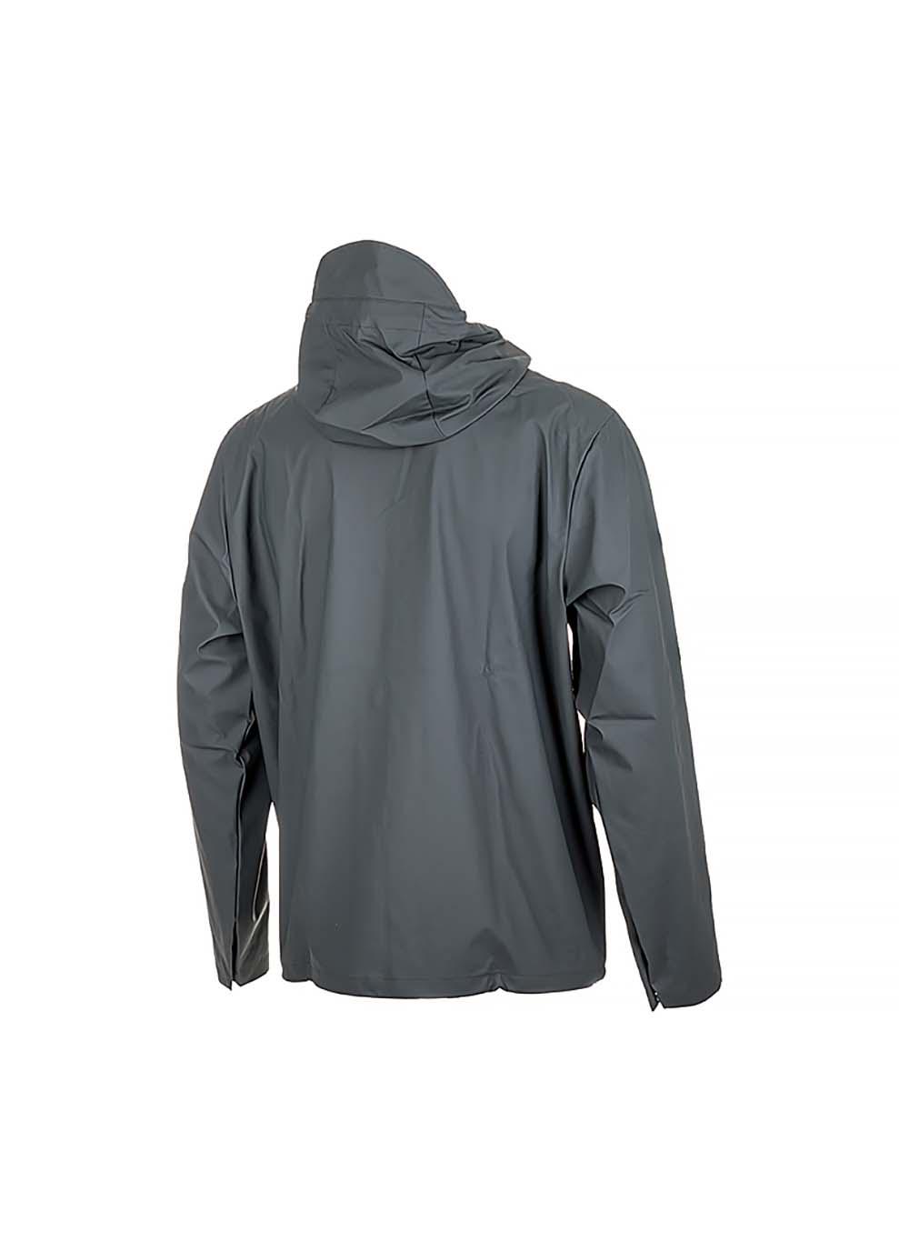 Куртка мужская Rains Short Hooded Coat M-L Серый (7d1826-Slate M-L) - фото 2