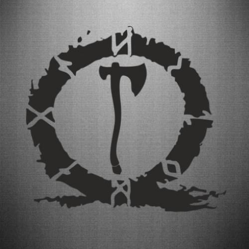 Наклейка God Of War 25x23,1 см (27084730)