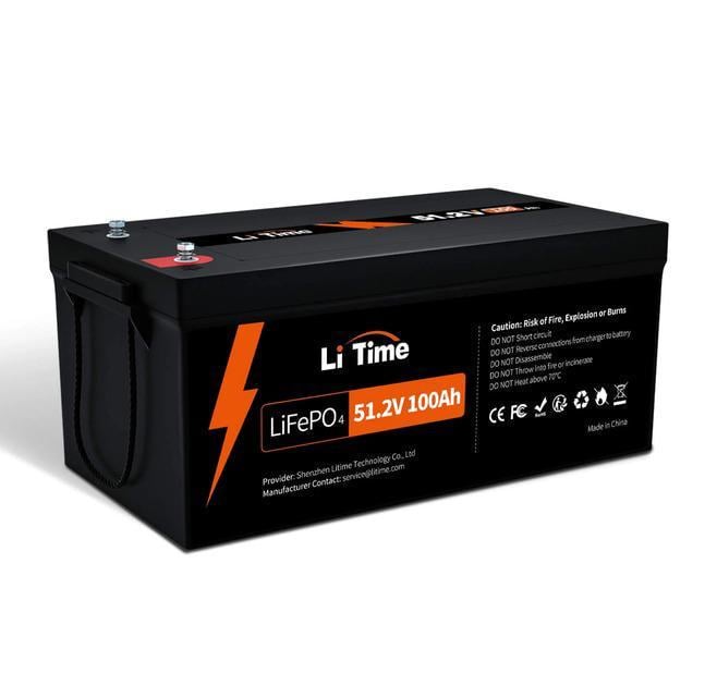 Акумулятор LiTime LiFePO4 51,2V/100Ah з BMS 100A (2484430451)
