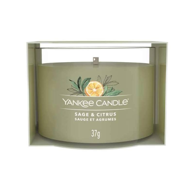 Ароматична свічка Yankee Candle Sage & Citrus Mini 37 г (5038581125749)