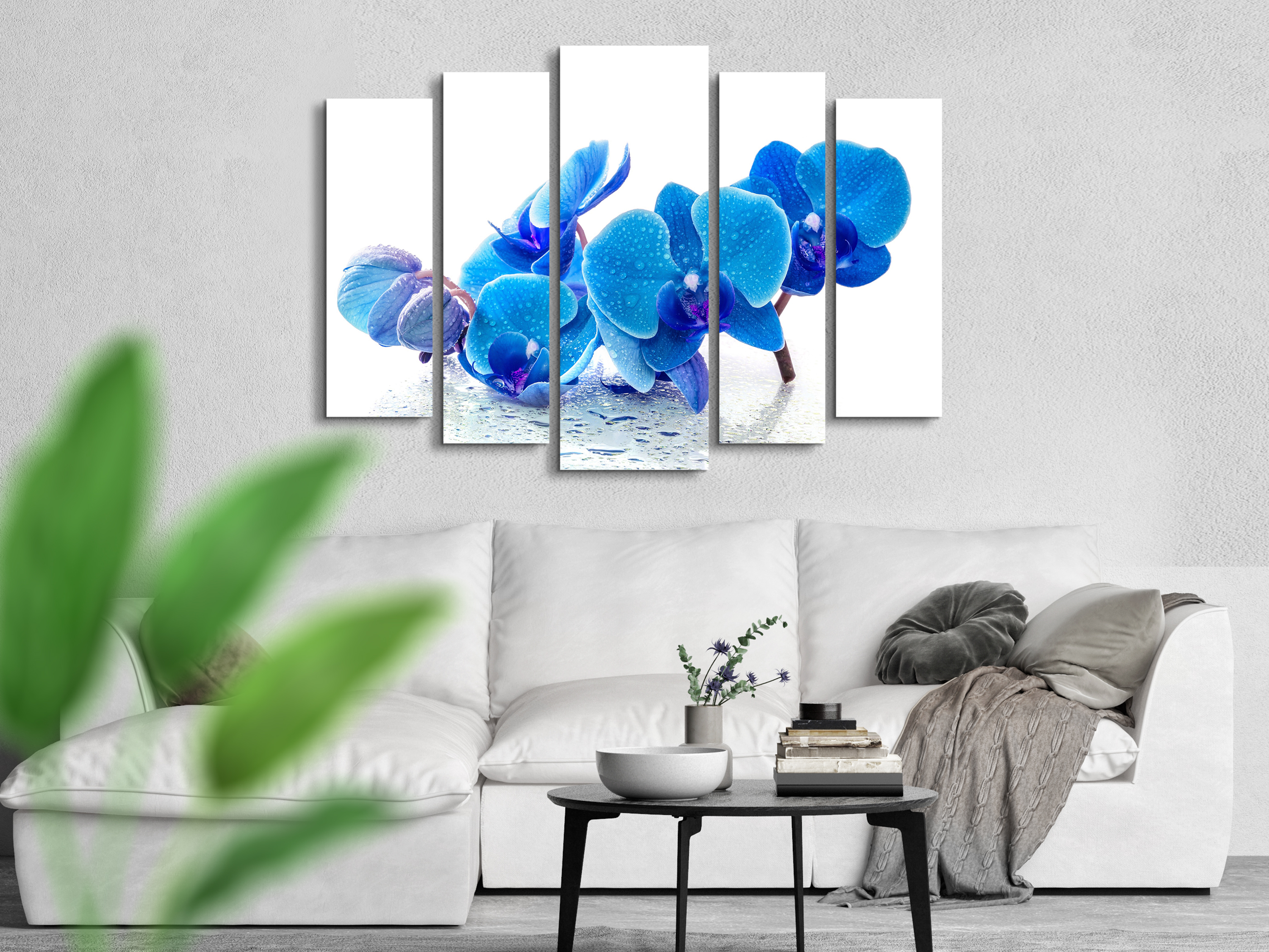 Картина модульная Цветы Орхидея 80х118 см (Art-266_5) - фото 2 Картина модульная Цветы Орхидея 80х118 см (Art-266_5) - фото 2