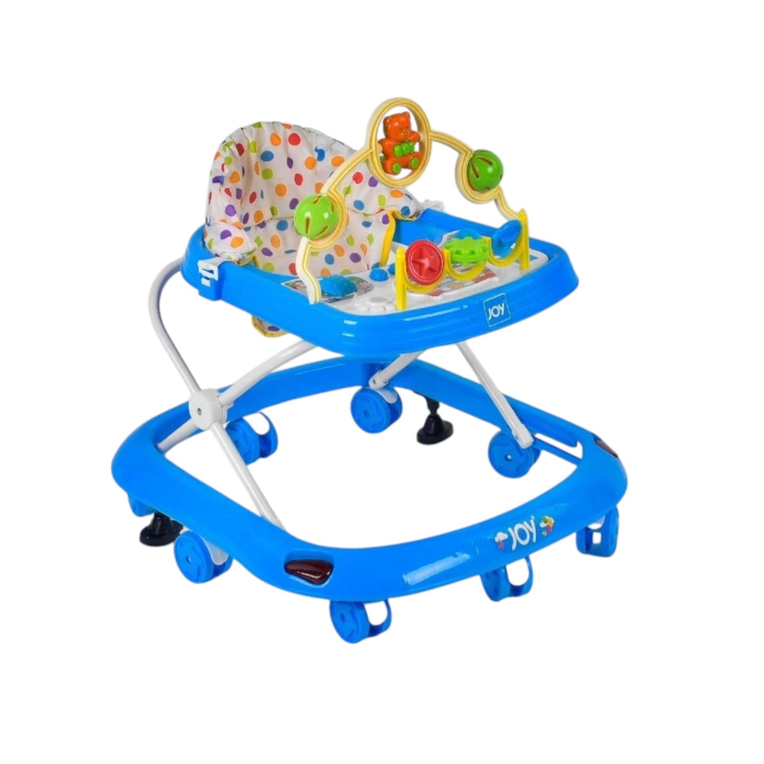 Ходунки детские JOY 258 с музыкой и регулировкой высоты Синий (34214)