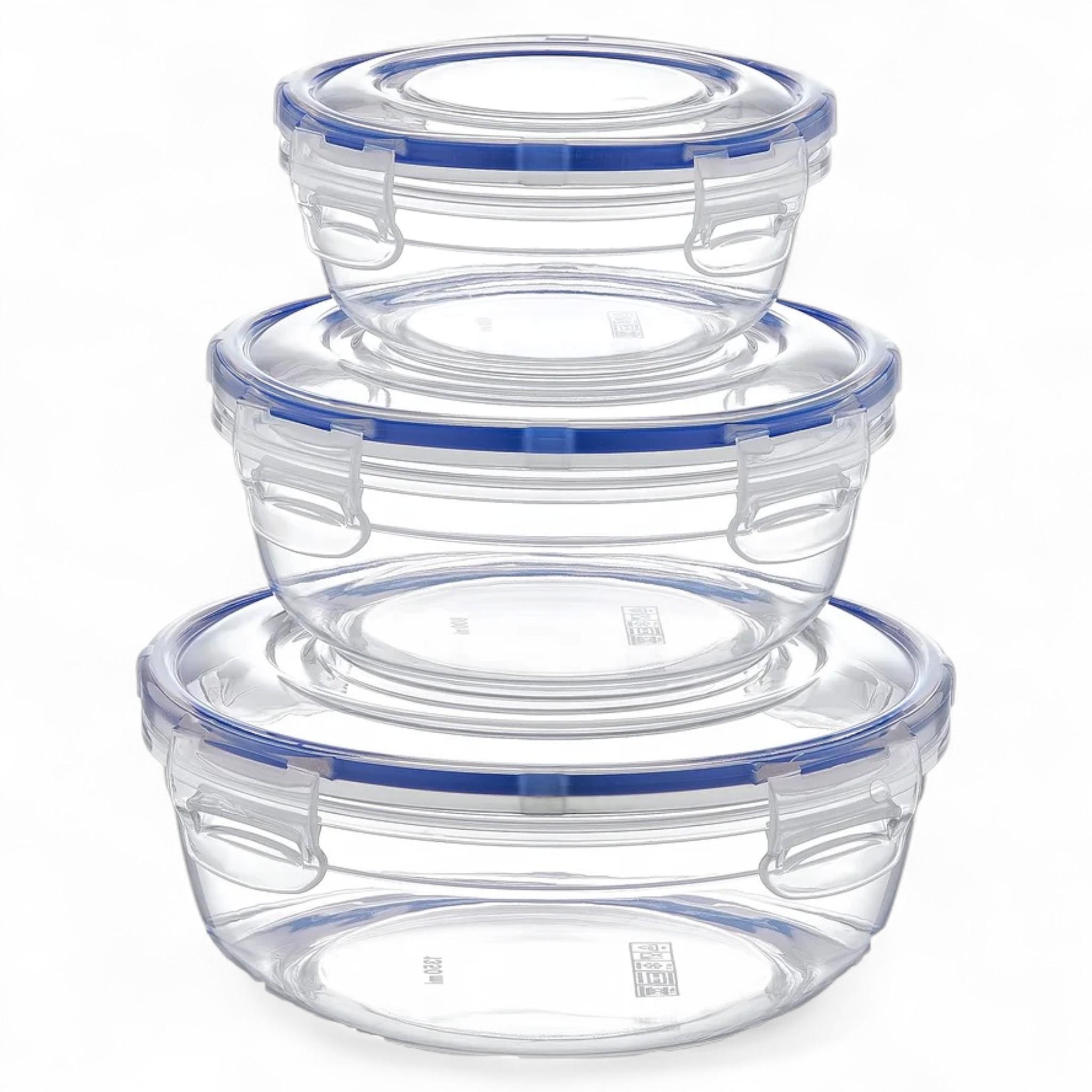 Набір скляних судочків термостійкі 3 шт. (29084499)