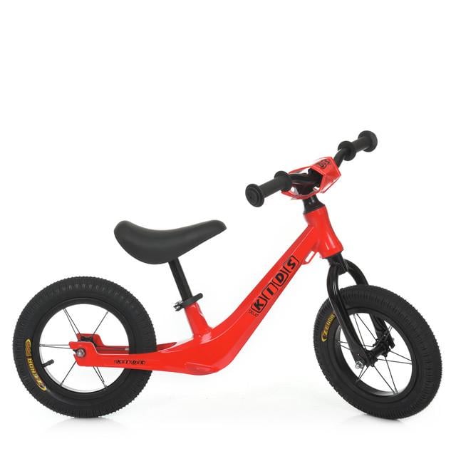 Біговел дитячий PROFI KIDS SMG1208A 12" на магнієвій рамі Червоний