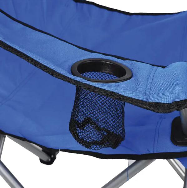 Кресло туристическое Паук S-100B раскладной 80х50 см Синий (7038284) - фото 4 Кресло туристическое Паук S-100B раскладной 80х50 см Синий (7038284) - фото 4