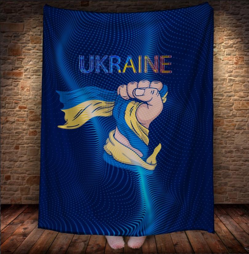 Плед с 3D принтом Украина 150х200 см (epi_1789)