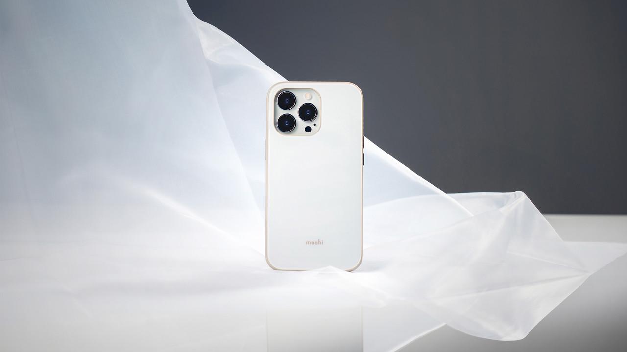 Чохол-накладка Moshi iGlaze Slim Hardshell Case for iPhone 13 Pro, Pearl White (99MO132103) - фото 4