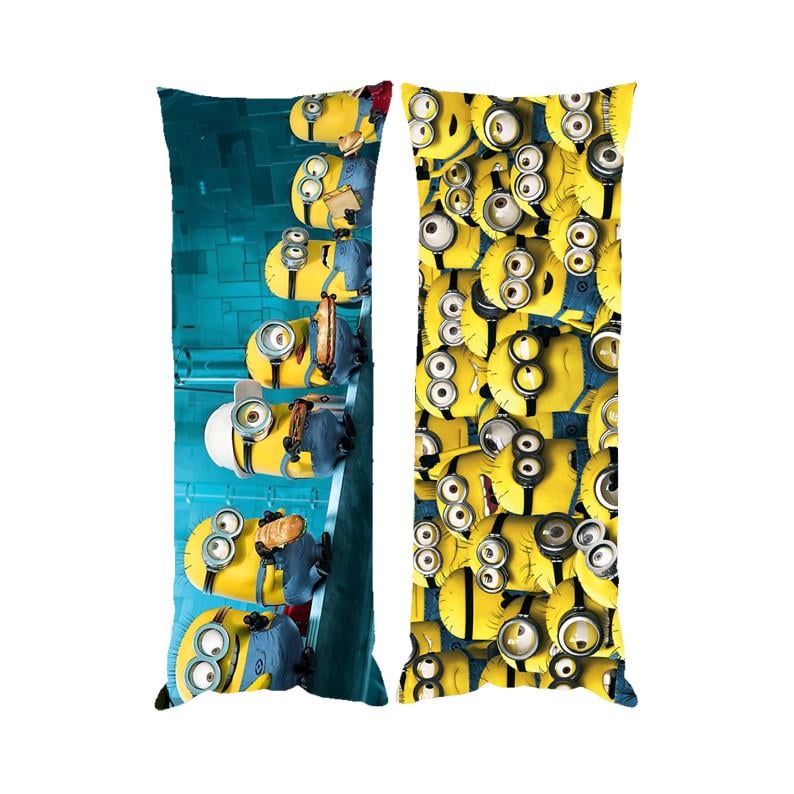 Подушка дакимакура миньоны декоративная ростовая для обнимания 40x100 см (1399969391)