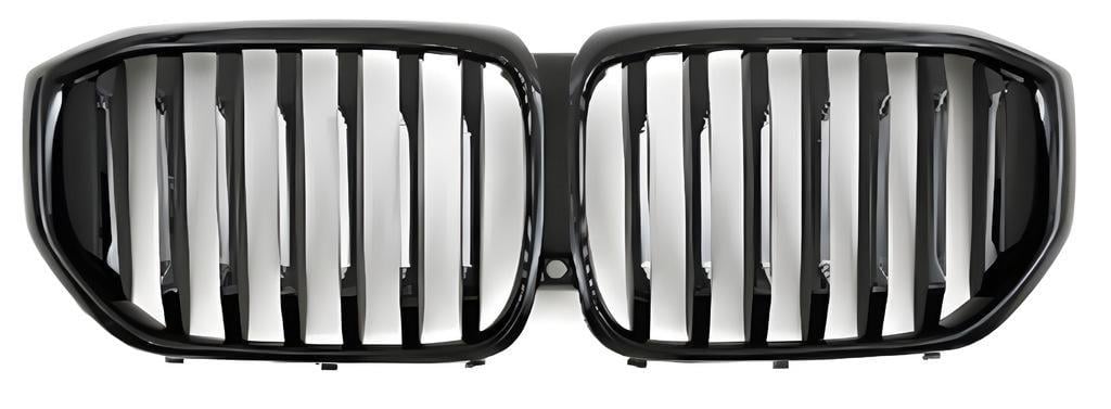 Ноздры 1 Bar 2023+ GBT для BMW X5 G05 2019- гг. пластик Черный глянцевый (146672)