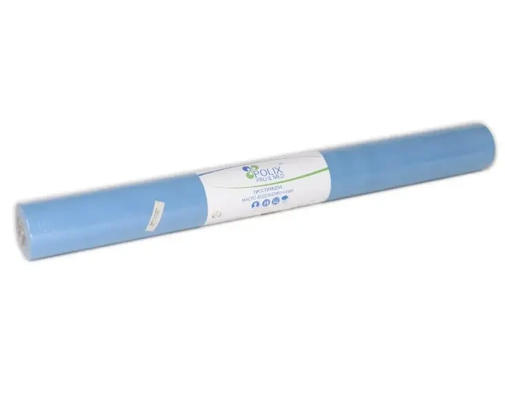 Простыни масло-водонепроницаемые POLIX PRO&MED из ламинированного спанбонда 0,8х50 м (2538726034)
