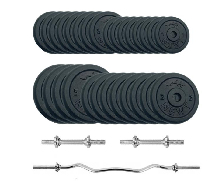 Набір штанг з гантелями Newt Gym Set-W Home 77 кг (NE-M-W-SET-77)