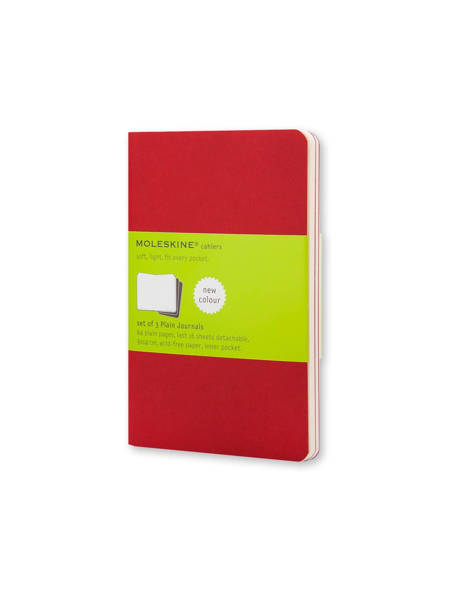 Записник Moleskine Cahier кишеньковий нелінований Бордо (CH113)