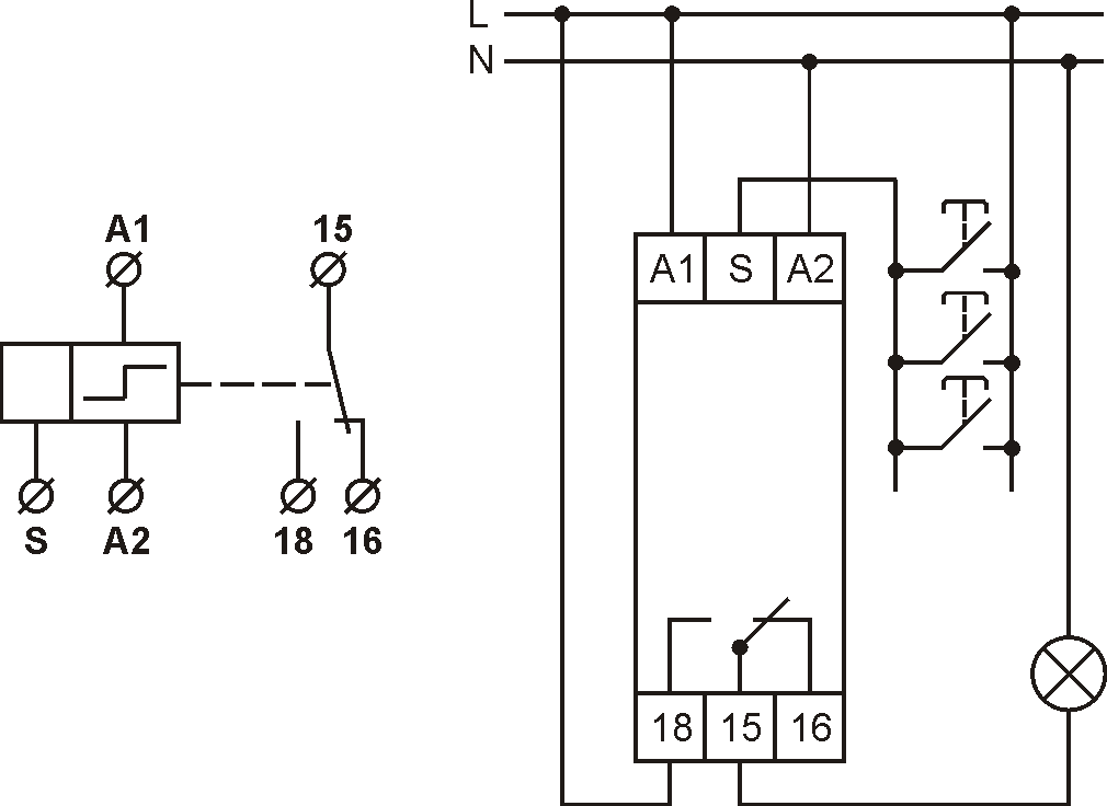 Реле з функцією пам’ять FRT25 1 24-240VAC/DC50/60HZ імпульсне - фото 3