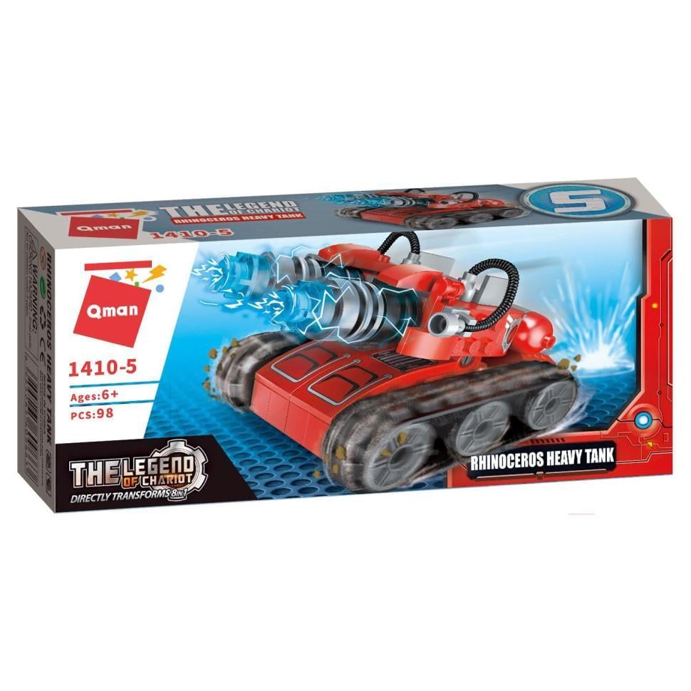 Конструктор Qman 1410-1-8 Rhinoceros Heavy Tank Пожарная техника 79 деталей (24106s31387) Конструктор Qman 1410-1-8 Rhinoceros Heavy Tank Пожарная техника 79 деталей (24106s31387)