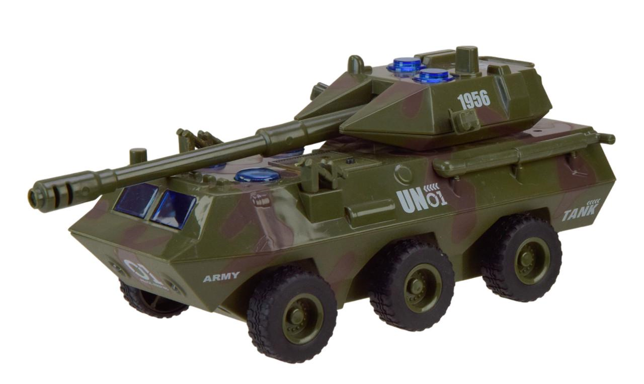 Игрушечный грузовик-гаубица самоходный свет/звук/подвижные детали (9998-53D)