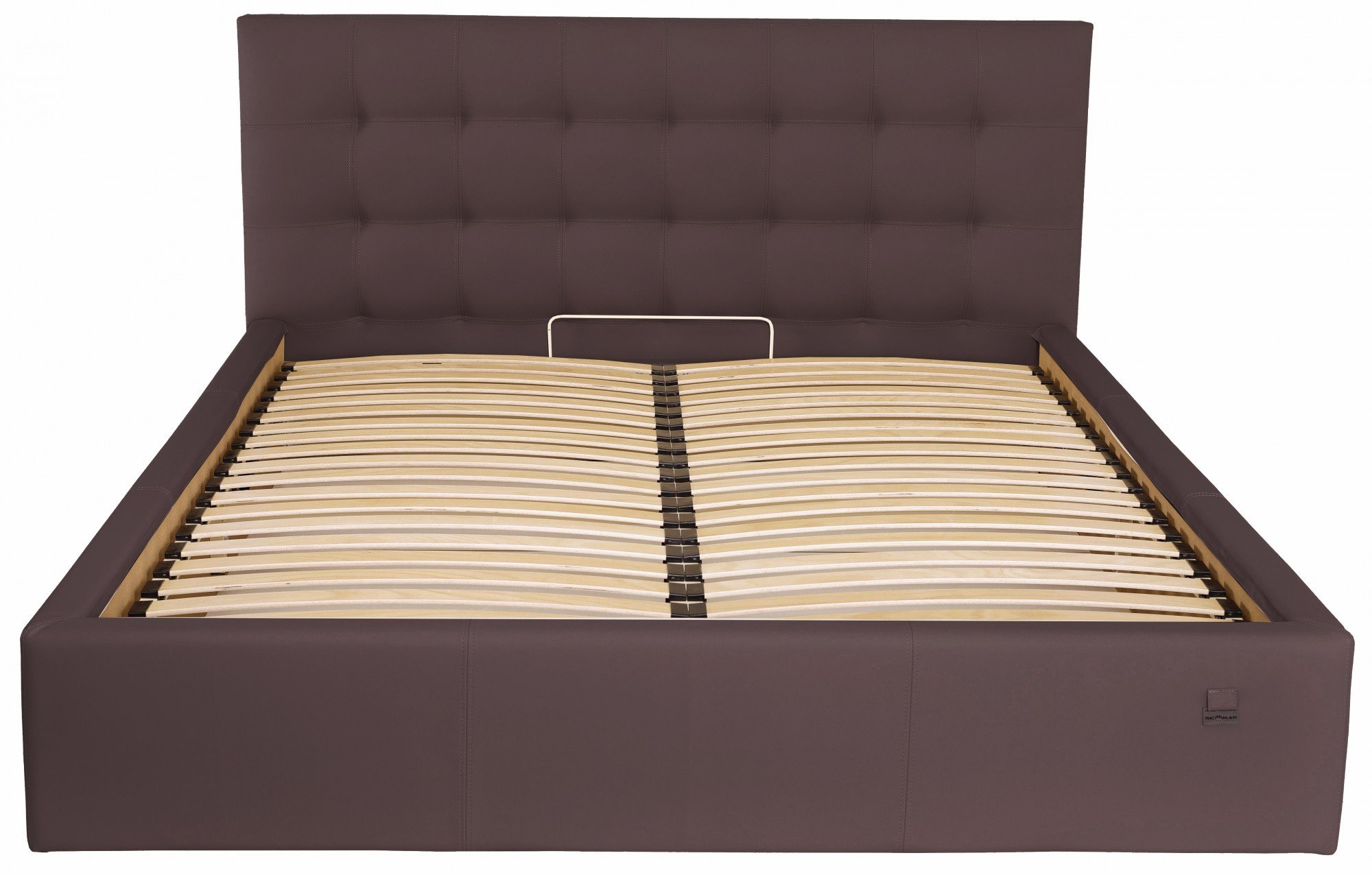 Кровать двуспальная Richman Честер VIP Флай 2231 с дополнительной металлической цельносварной рамой 160х190 см Темно-коричневый (rich05338)