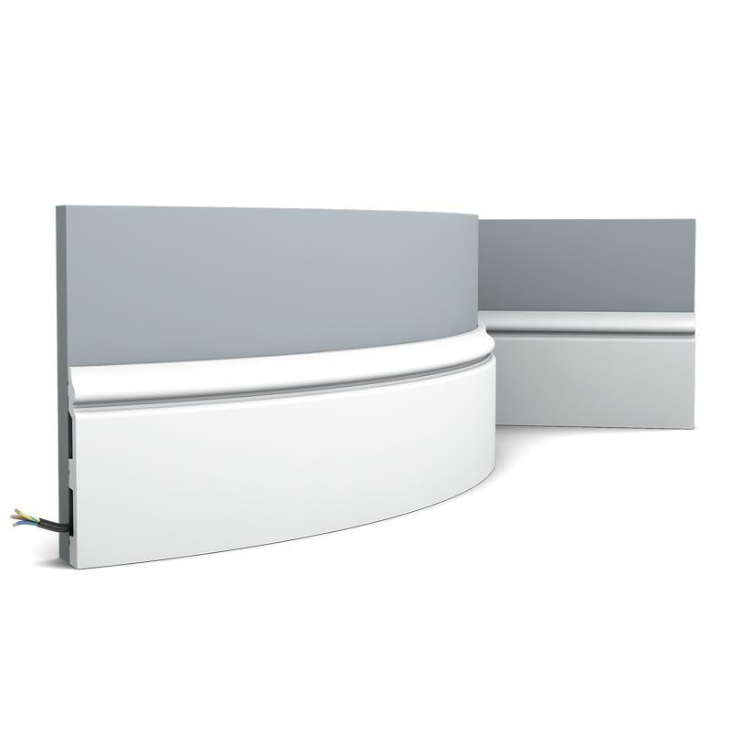 Плинтус напольный гибкий Orac Decor SX118F 2000х140х18 мм (2871) Плинтус напольный гибкий Orac Decor SX118F 2000х140х18 мм (2871)