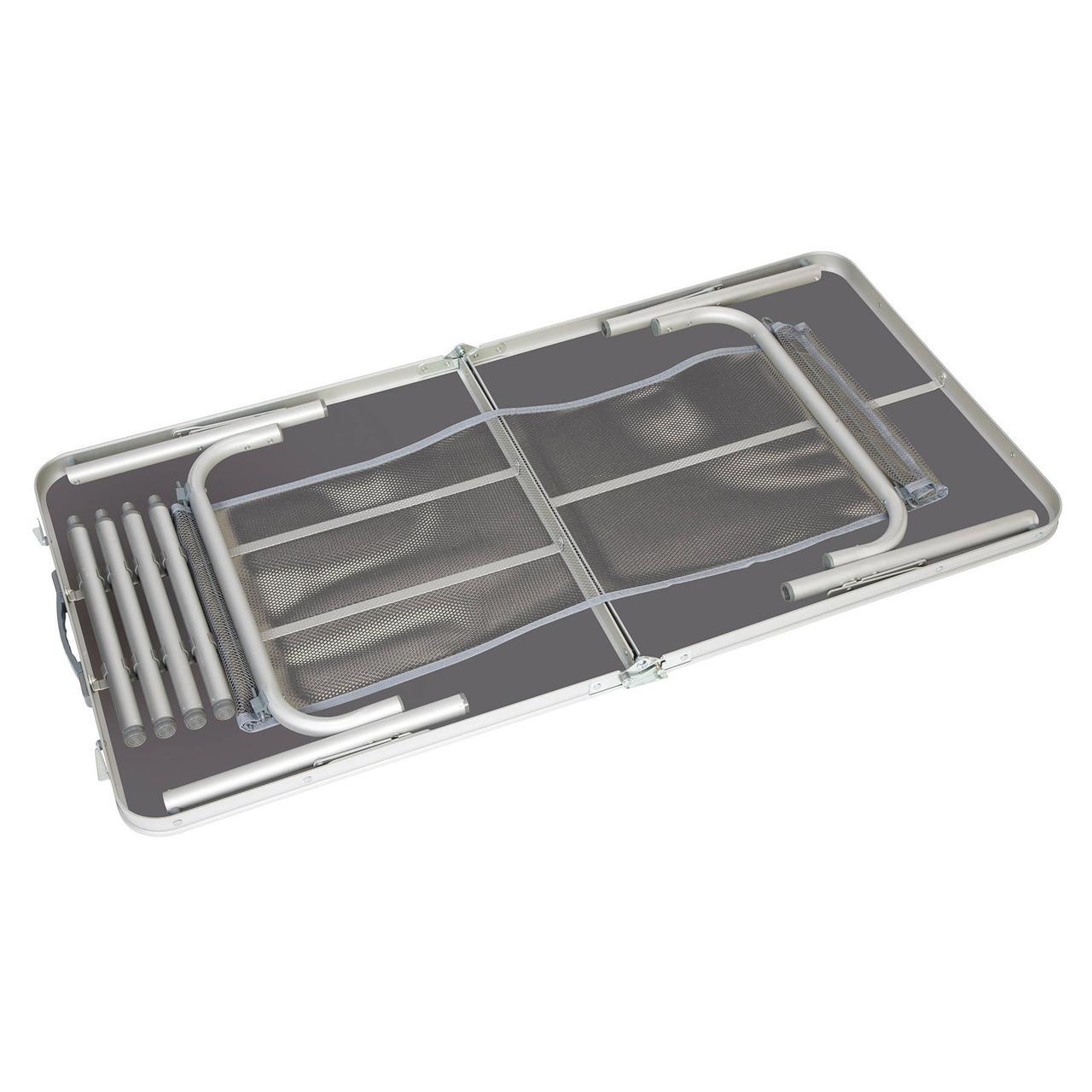 Стол алюминиевый кемпинговый Bo-Camp Case Model 120x60 см Серый (27290383) - фото 2 Стол алюминиевый кемпинговый Bo-Camp Case Model 120x60 см Серый (27290383) - фото 2