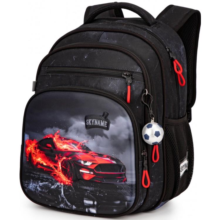 Школьный рюкзак для мальчика Winner One SkyName Красная машина 6-10 лет (R3-286)