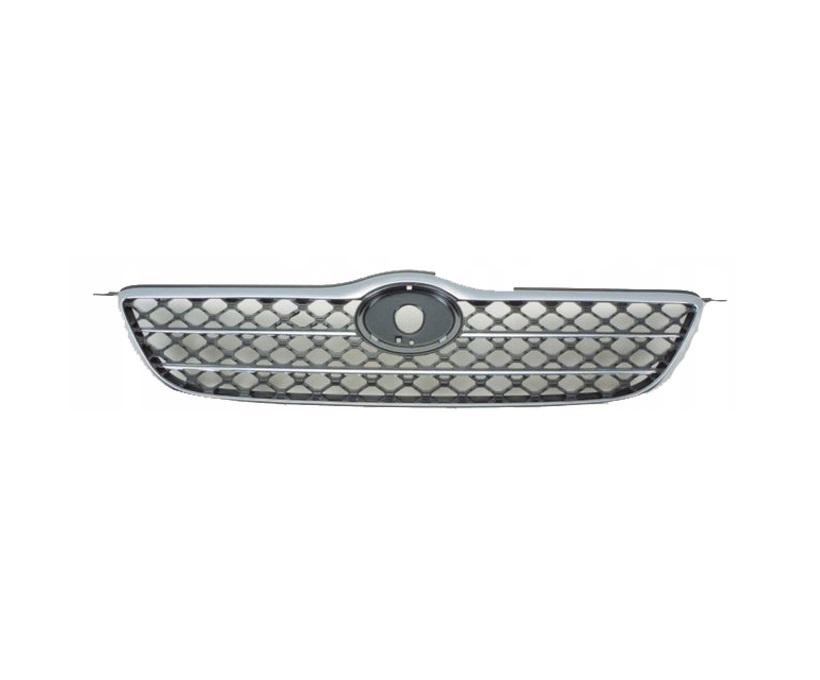 Решітка радіатора AVTM Toyota Corolla 02-06 SDN/Combi EUR без емблеми Хром/Чорний (187007991)