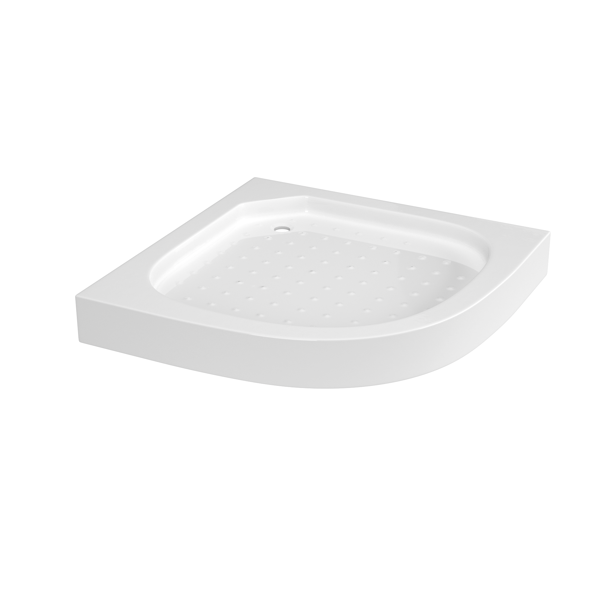 Душевой поддон RJ 100RZ812 100х100 полукруглый Белый (ANT-96605)