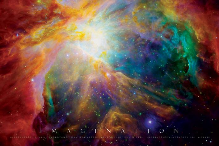 Постер плакат Воображение/Imagination Nebula 61x91,5 см