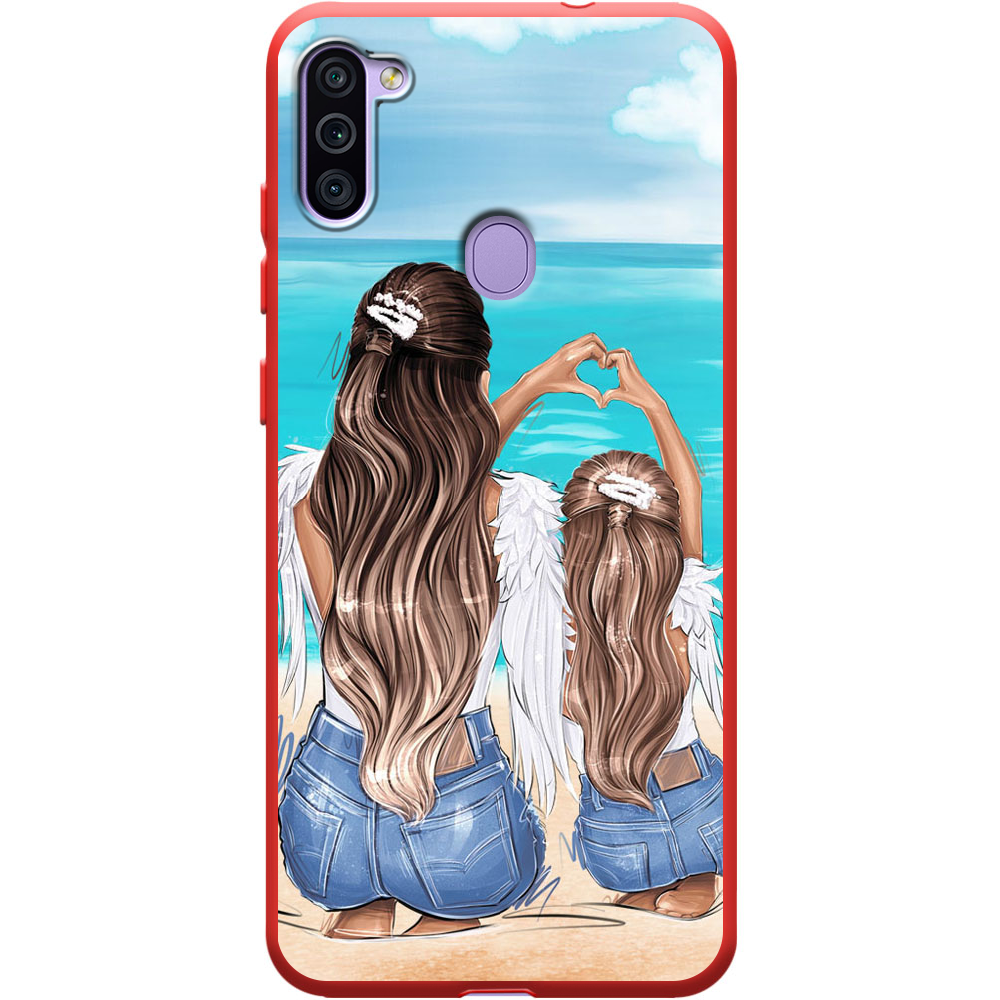 Чохол Boxface Samsung M115 Galaxy M11 Family Vacation Червоний силікон  (39780-up2380-40327)