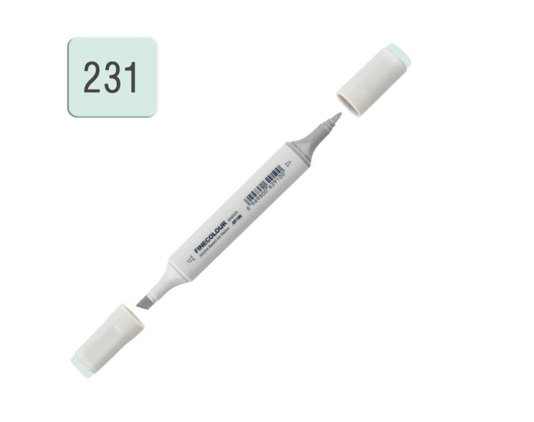 Маркер спиртовий Finecolour Sketchmarker 231 G231 Нефрит (EF100-231) - фото 2