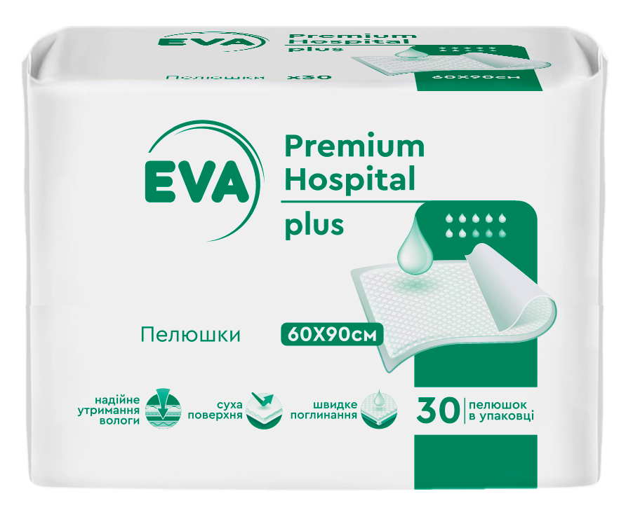 Пеленки EVA premium Plus 60х90 см (15194231)