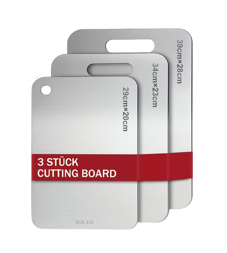 Набор разделочных досок титановых Bafeil с губками для очистки 3 пред. (2681177)