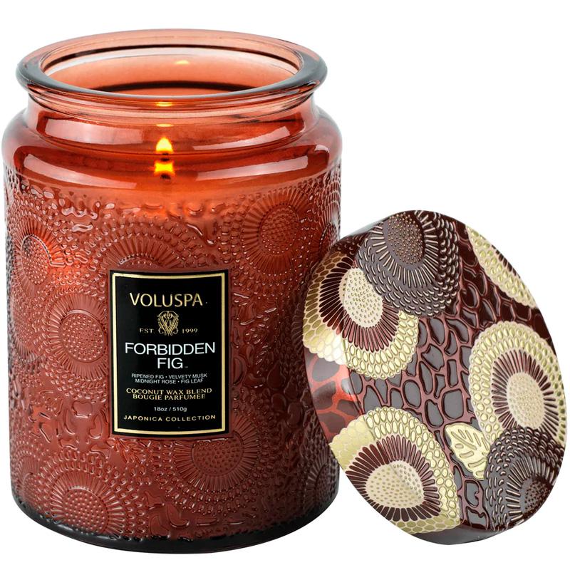 Свеча ароматическая Voluspa Japonica Forbidden Fig 510 г банка с крышкой (111002615)