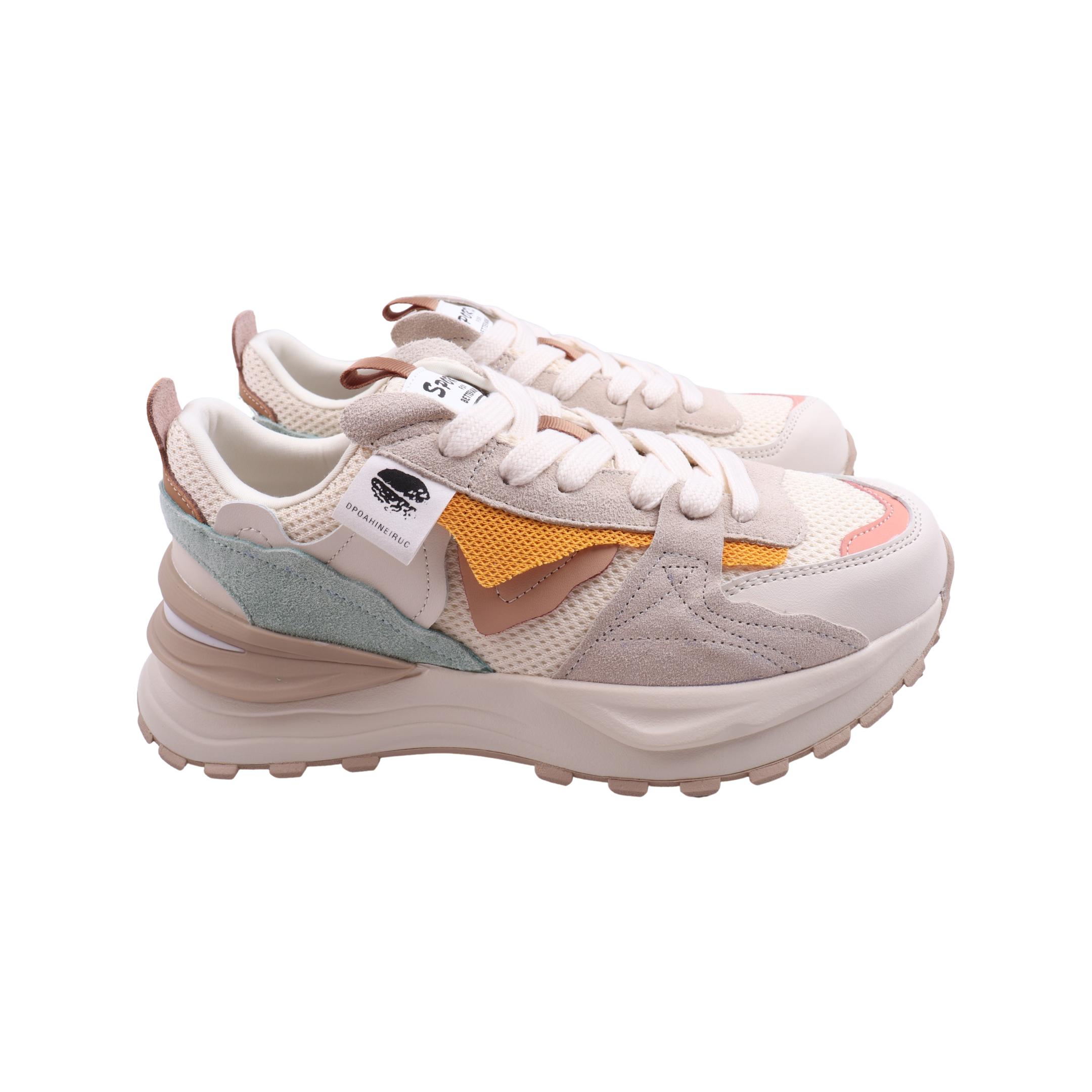 Кросівки жіночі Melanda із текстилю р. 39 Бежевий (158-23DK) Кросівки жіночі Melanda із текстилю р. 39 Бежевий (158-23DK)