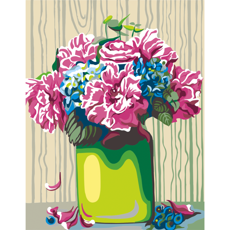 Картина по номерам Rosa Пионы 35х45 см (Az-205003)