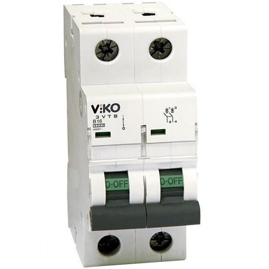 Автоматический выключатель Viko 4VTB-2C32 32А двухполюсный 4,5 кА