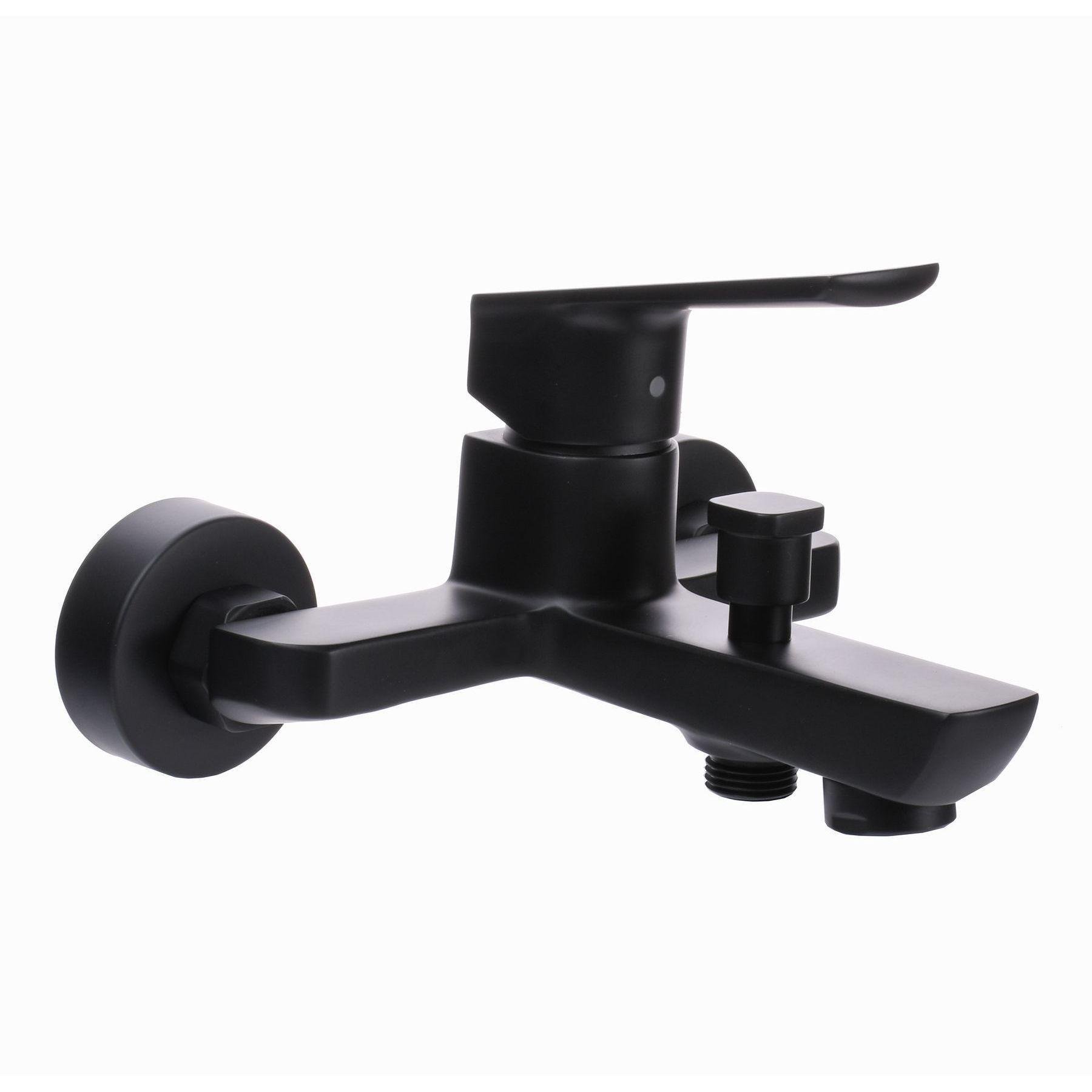 Смеситель для ванны TOPAZ Черный матовый (19551)