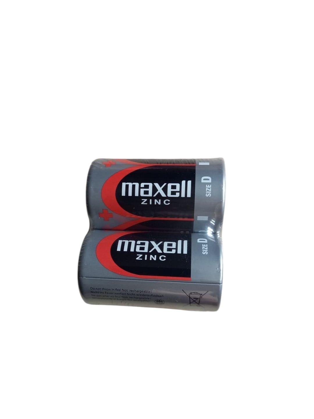 Батарейка солевая Maxell Zink D R20 shrink 2 шт. (26206392)