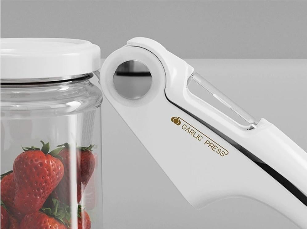 Часникодавка багатофункціональна Garlic Press kit 4 в 1 Білий (2542649684) - фото 9 Часникодавка багатофункціональна Garlic Press kit 4 в 1 Білий (2542649684) - фото 9