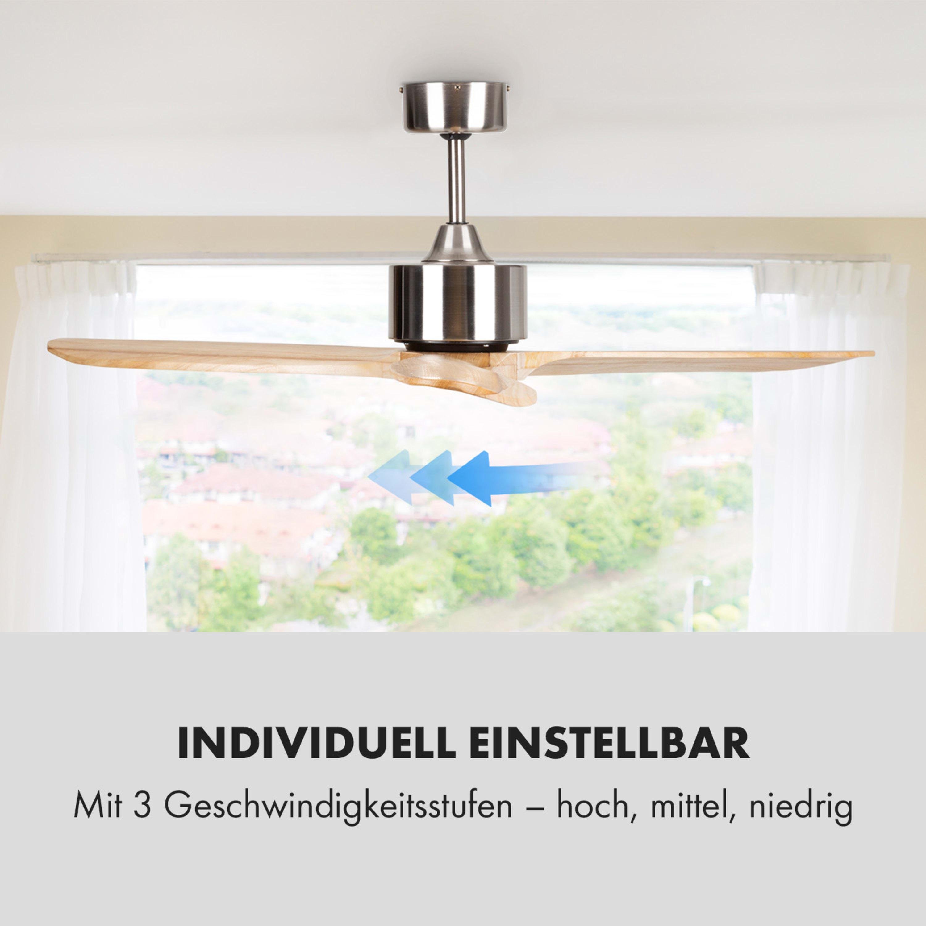 Вентилятор потолочный KLARSTEIN Santa Elena (10035789) - фото 7 Вентилятор потолочный KLARSTEIN Santa Elena (10035789) - фото 7