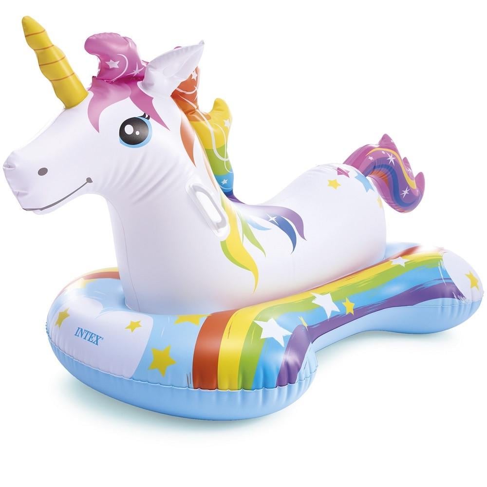 Надувной плот детский Intex 57552 Единорог с ручками (28443968)